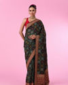 Bottle Green Euphoria Saree